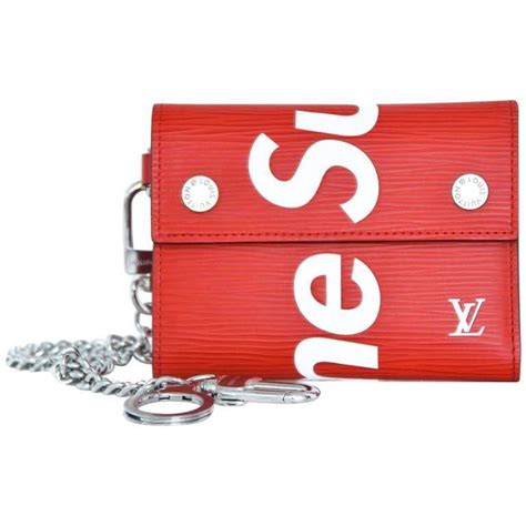 supreme louis vuitton wallet chain